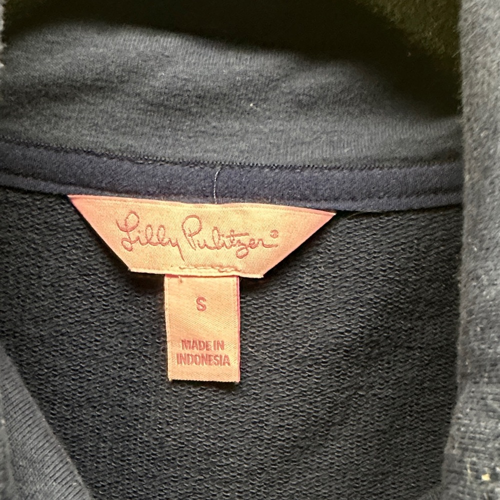 Lilly Pulitzer Skipper Popover Dress in Navy Blue - Picture 2 of 7